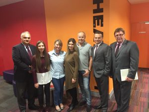 Award Winner Nina Botić with Mr Hrvoje Petrušić, Mr John Gavljak, Mr Luka Budak and other award recipients